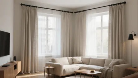 5 curtain ideas for small living rooms