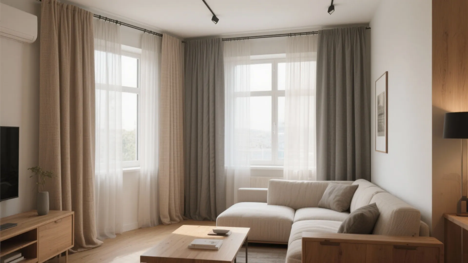 Curtains for Small Living Room: 5 Design Ideas: How I choose, layer, and install curtains to make a small living room feel bigger, brighter, and calmer