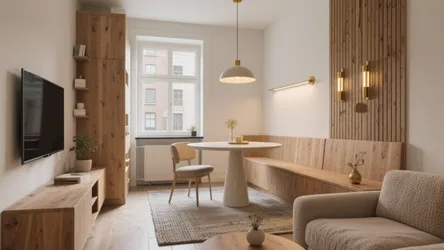 5 smart ideas for a small living room dining room