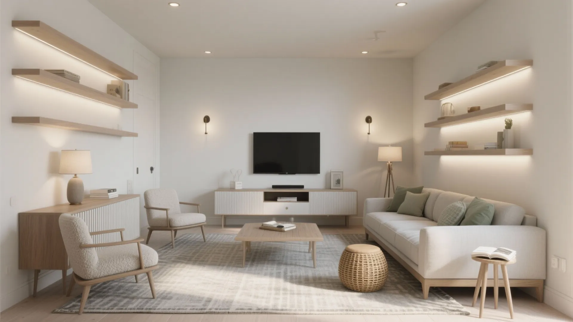 15 x 14 Living Room: 5 Space-Savvy Ideas: A designer’s five smart ways to make a 15 x 14 living room flow, feel larger, and live better.