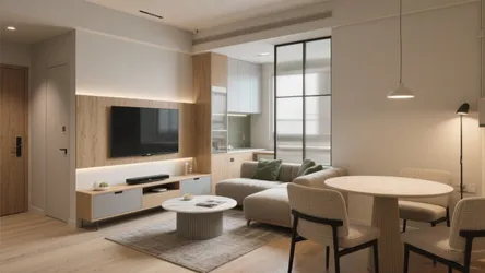 5 Small Living Room Ideas with TV and Dining