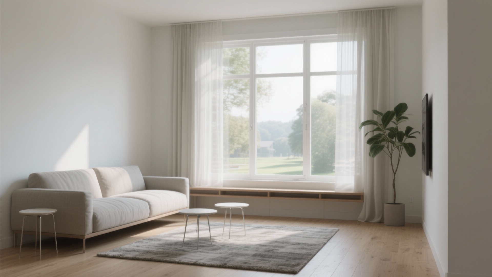 5 design ideas for a small living room with big window