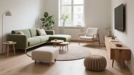 5 ways to maximize seating in a small living room