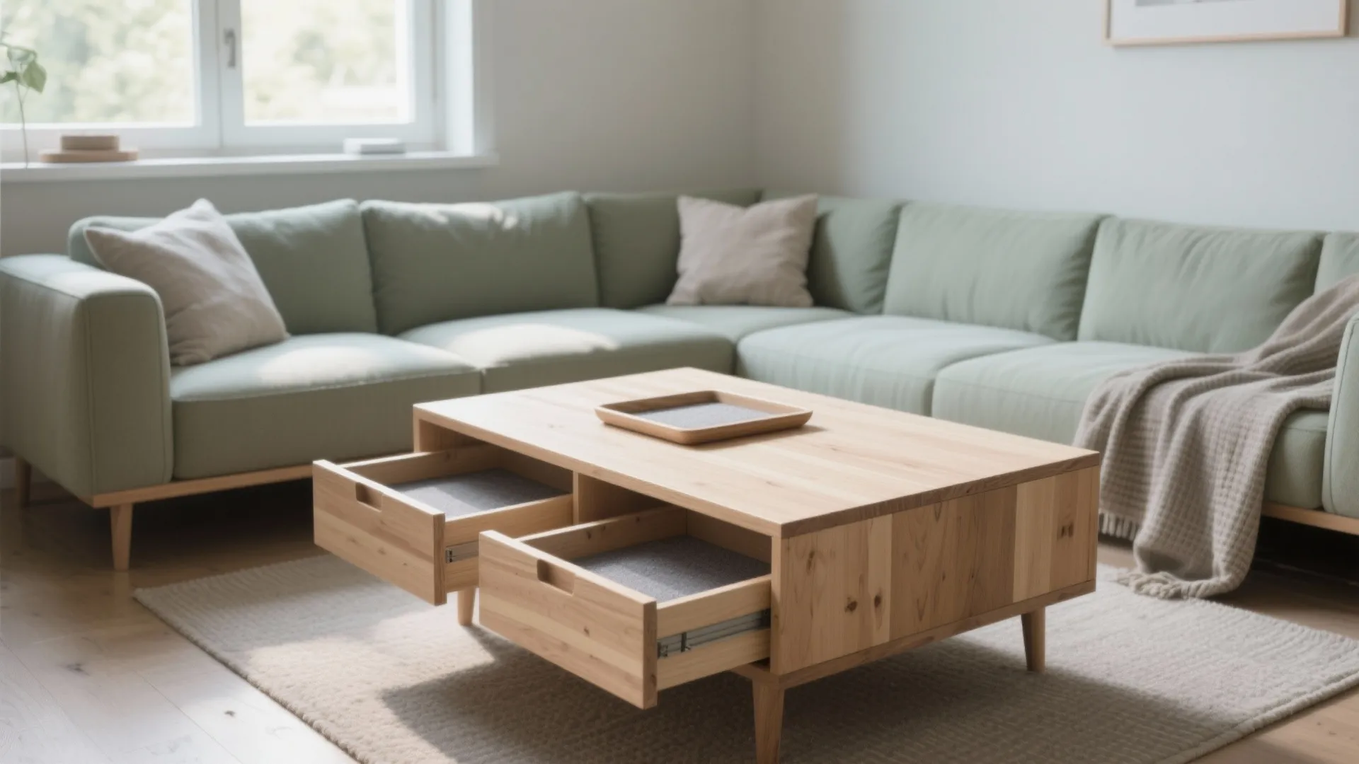 DIY Storage Coffee Table: Maximize Function in Small Spaces: 1 Minute to a Clutter-Free Living Room with a Smart DIY Coffee Table