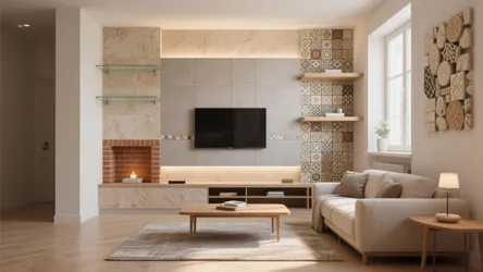 5 Living Room Wall Tile Designs That Truly Work