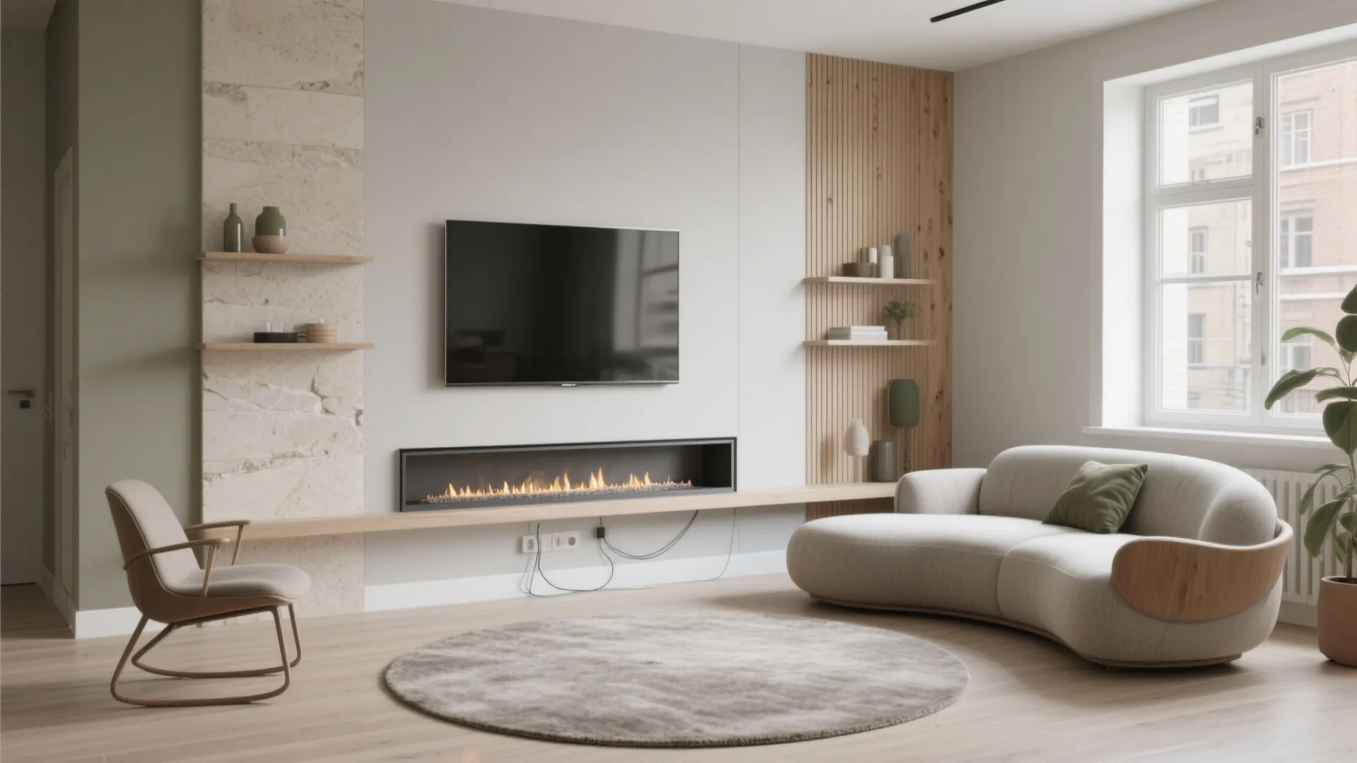 5 smart small living room layout ideas: Small living room layout with TV and fireplace: 5 real-world design inspirations that balance comfort, storage, and sightlines