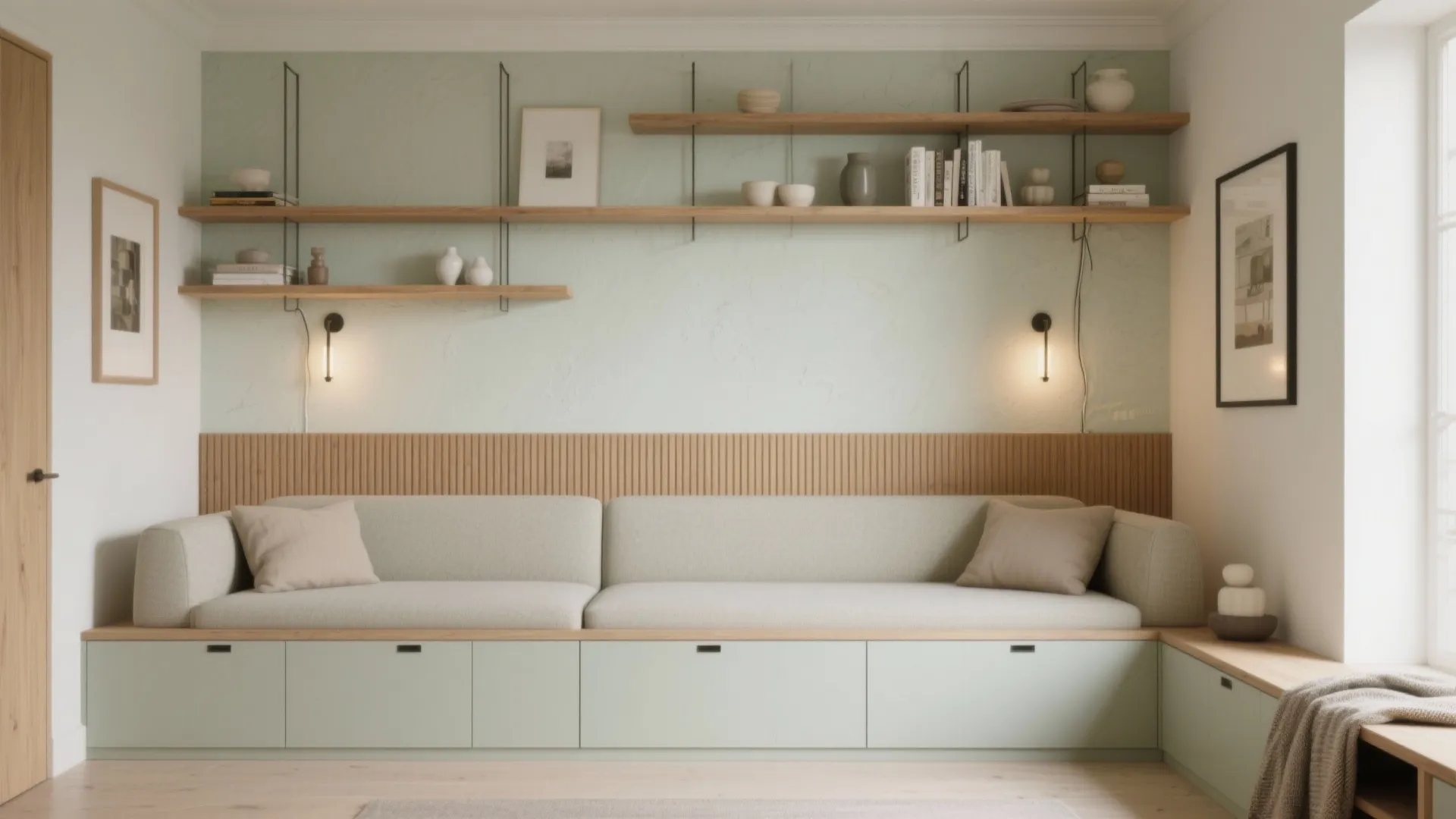 5 New Wall Designs for Living Room (Small-Space Wins): Personal, expert-backed ideas to refresh your living room walls with smart storage, texture, art, warm wood, and integrated lighting—perfect for small spaces.