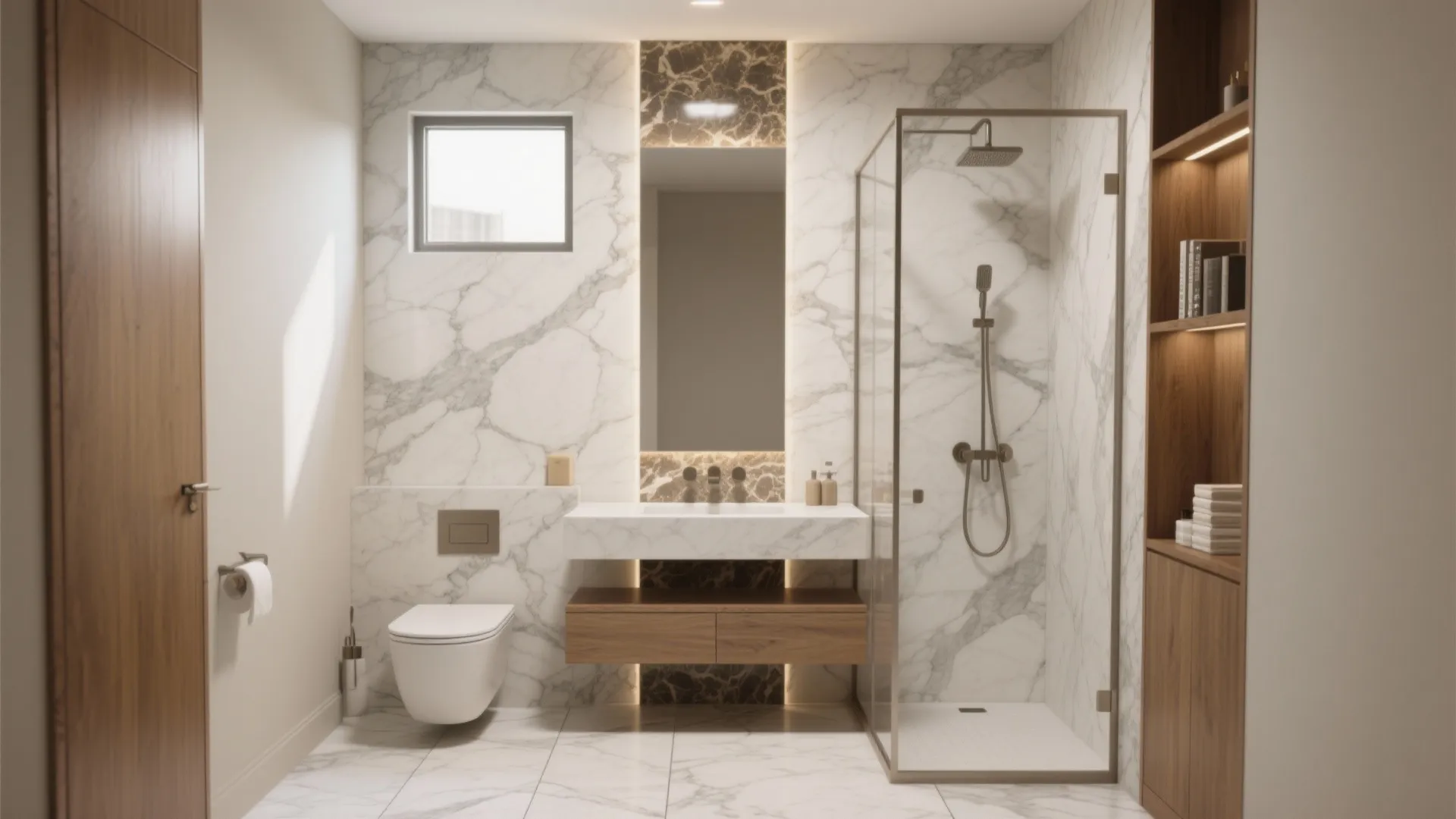 Small Marble Bathroom: 5 Design Ideas: Smart, space-saving marble ideas for tiny bathrooms from a veteran designer