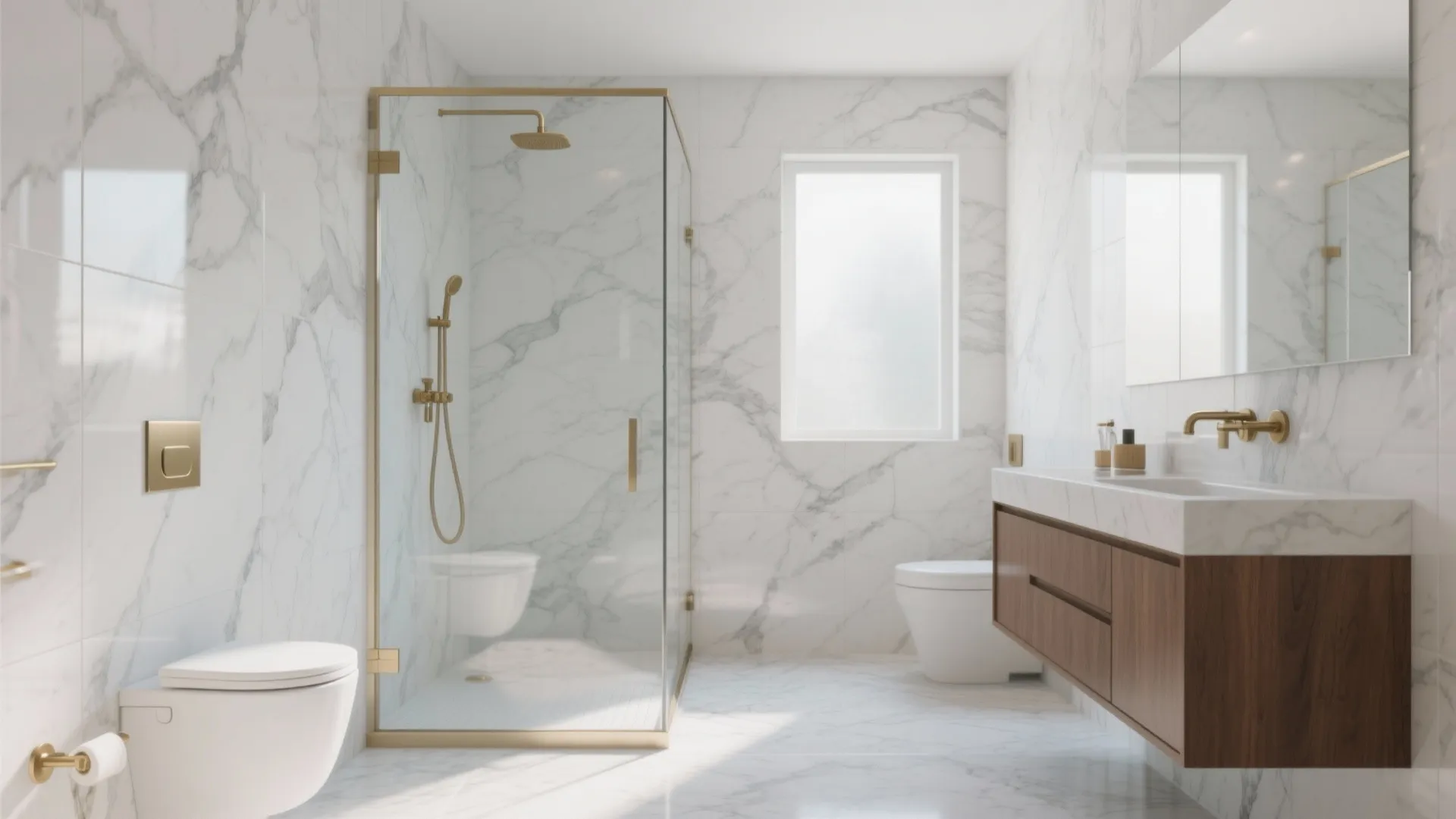 5 marble tile bathroom ideas that feel bigger