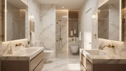 10 Marble Bathroom Floor Ideas