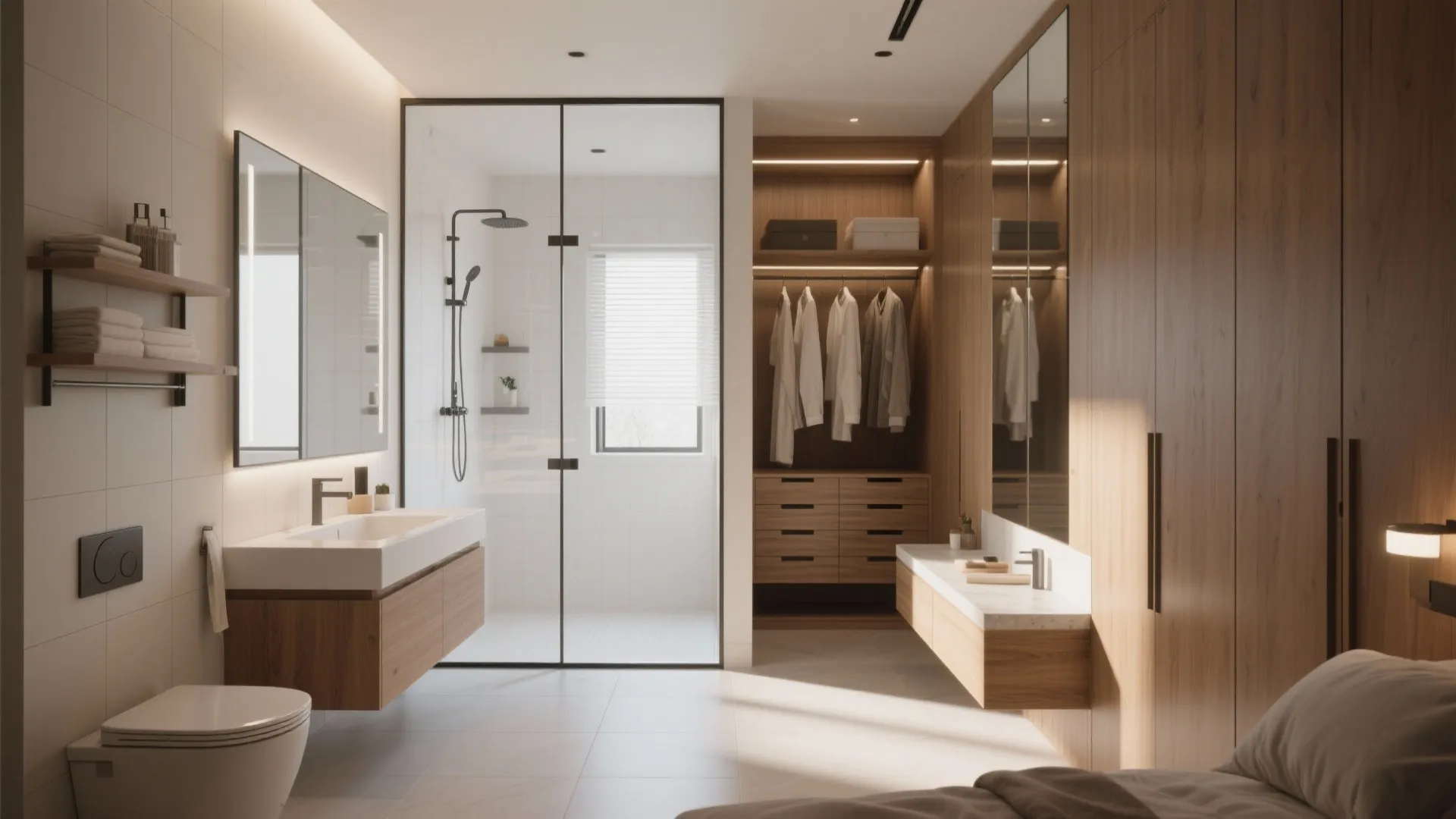 5 Master Bathroom and Closet Layout Ideas: Small space, big impact: clever master bathroom and closet layouts I’ve used