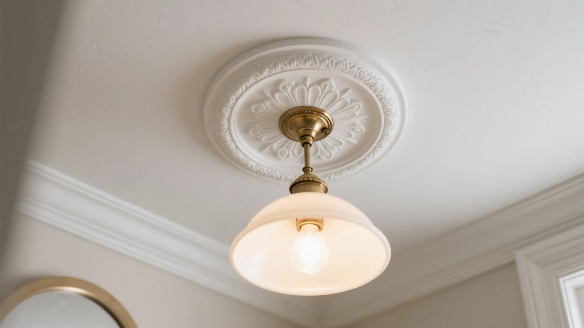 Decorative medallions and small rosettes