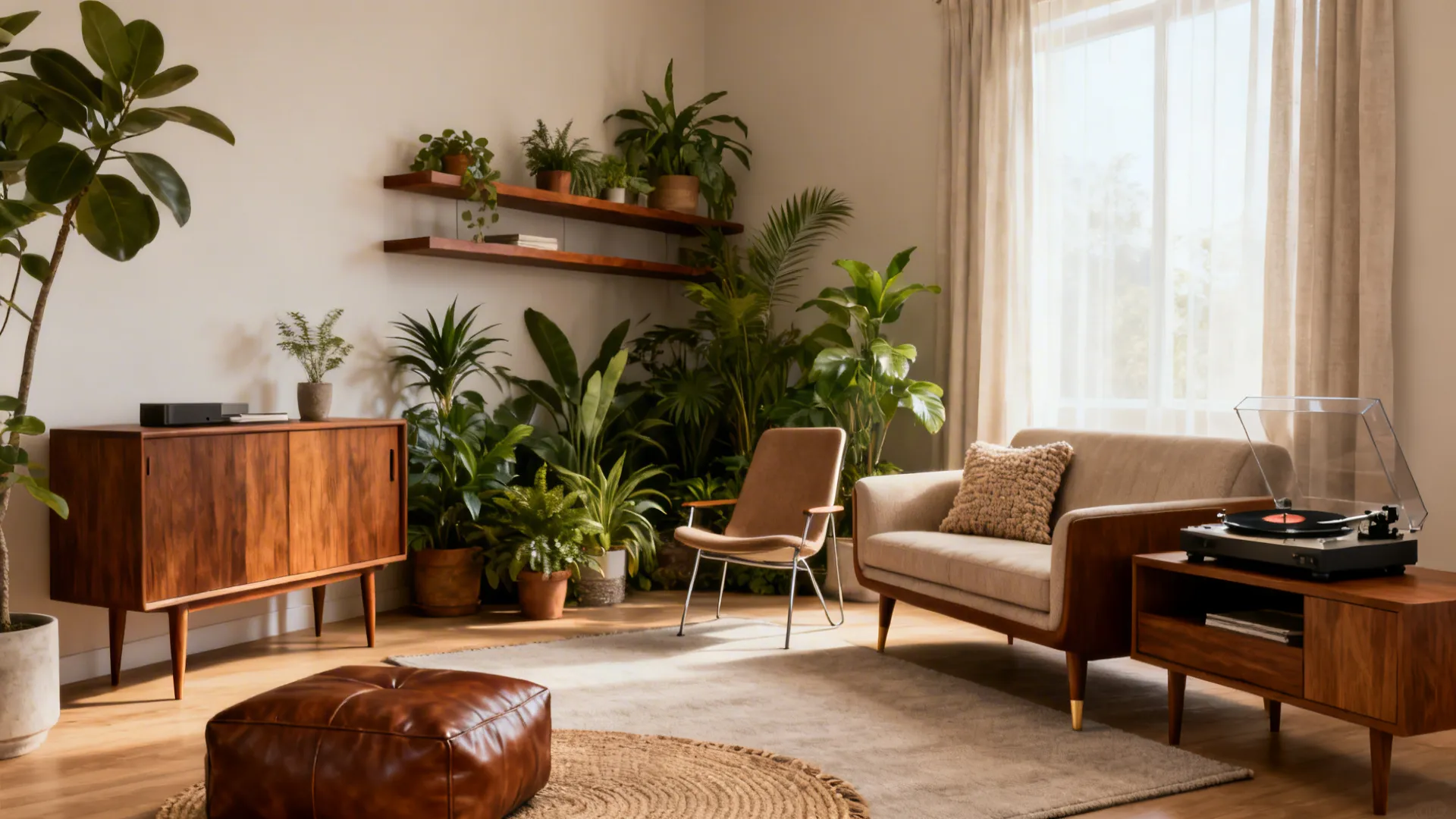 5 Mid-Century Modern Ideas for Small Living Rooms
