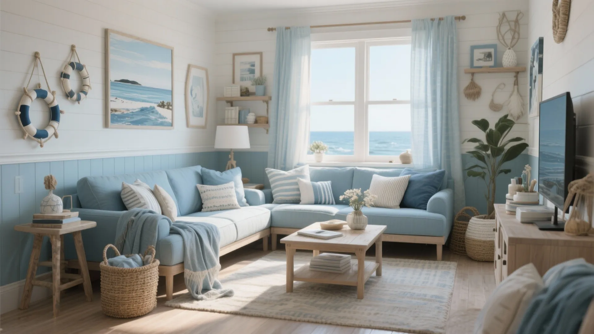 10 Nautical Living Room Ideas: Coastal & Nautical Decor Tips from a Designer's Perspective