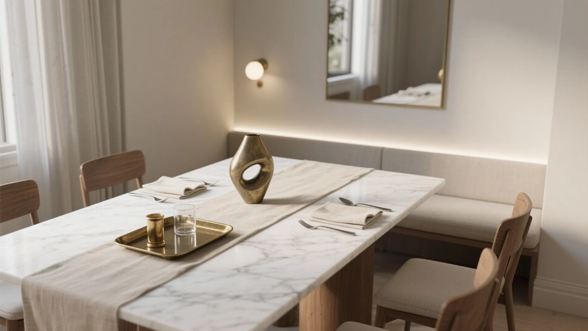 5) Small-space styling that feels generous