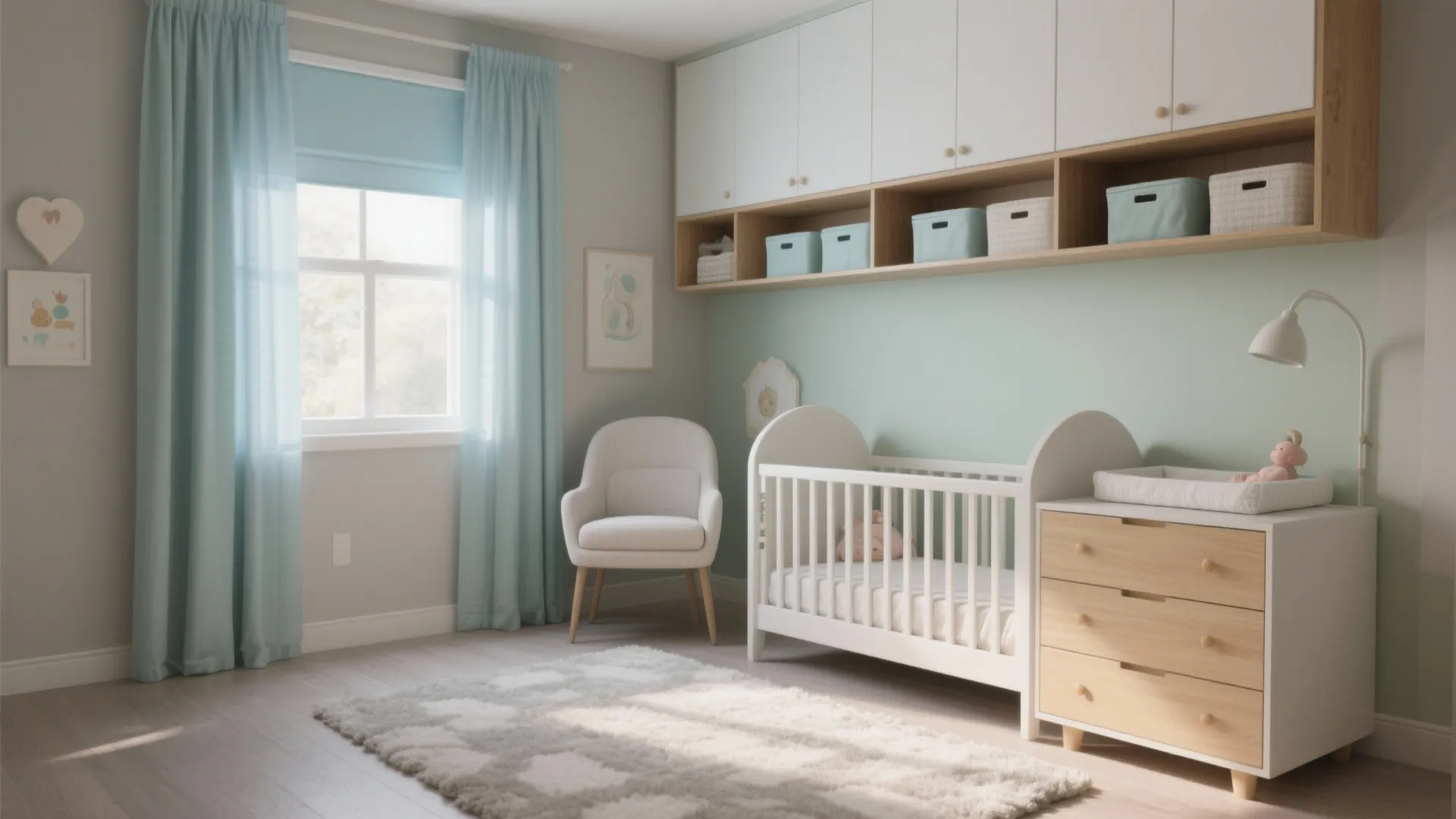 Small Space Nursery Decorating Ideas: Smart & Stylish Solutions: 1 Minute to Charming Nursery—Tiny Room, Big Impact!