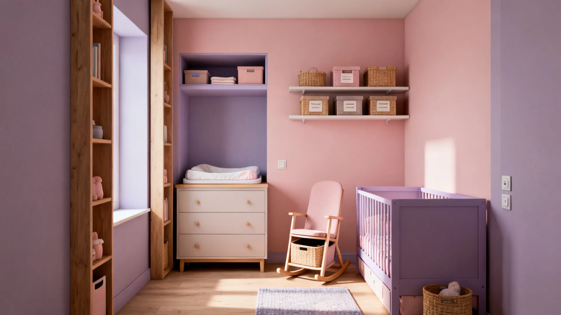 5 Small Nursery Ideas for a Baby Girl