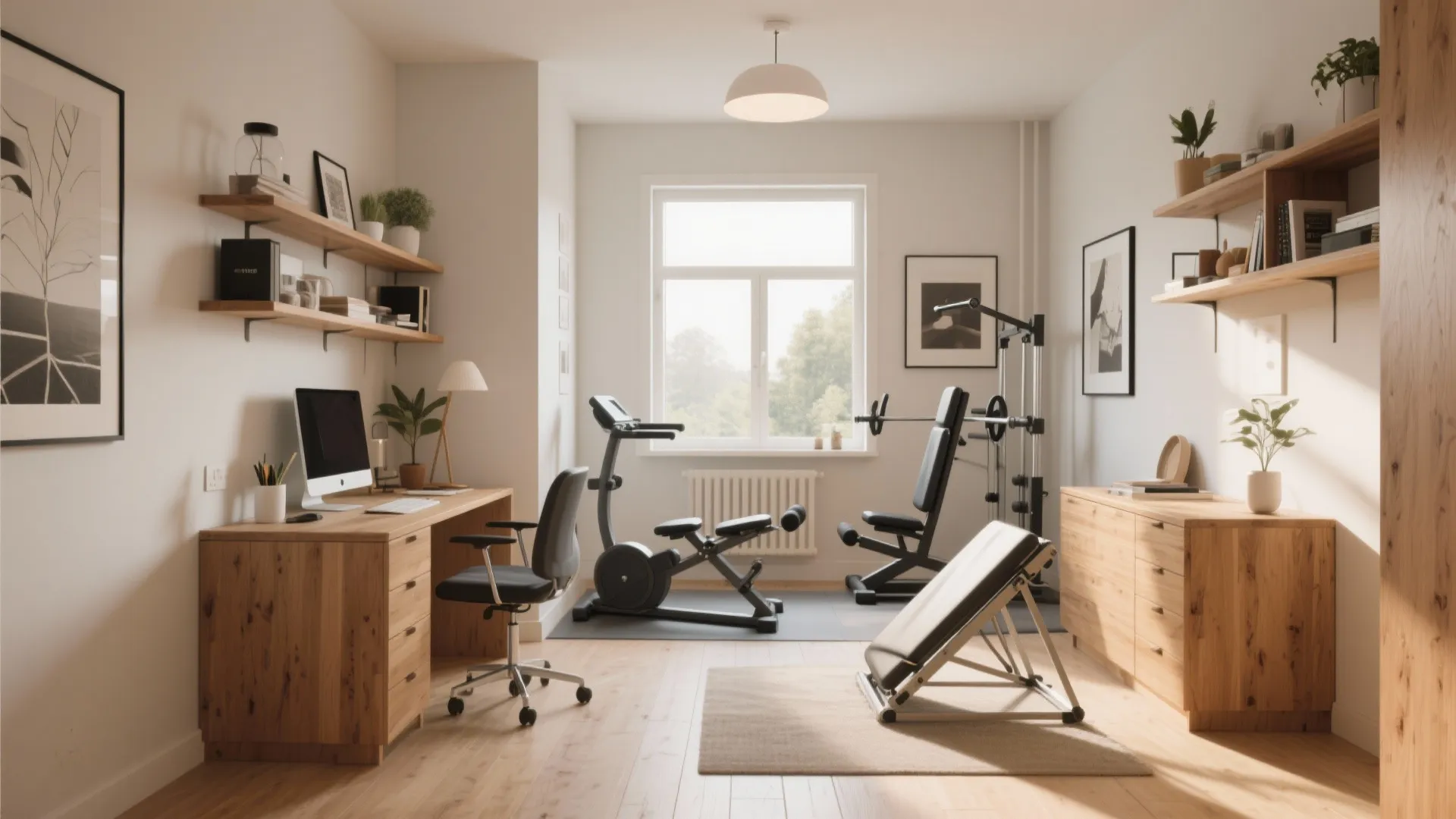 10 Small Office and Gym Room Ideas: Creative ways to combine productivity and workouts in compact spaces