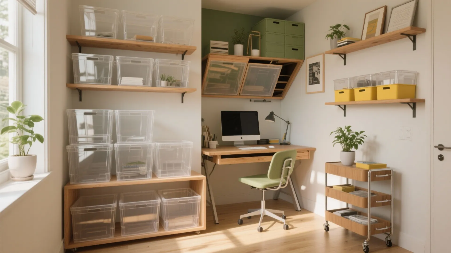 Container Store Office Ideas: 5 Clever Setups: Practical, budget-friendly office ideas using containers to make small spaces work harder
