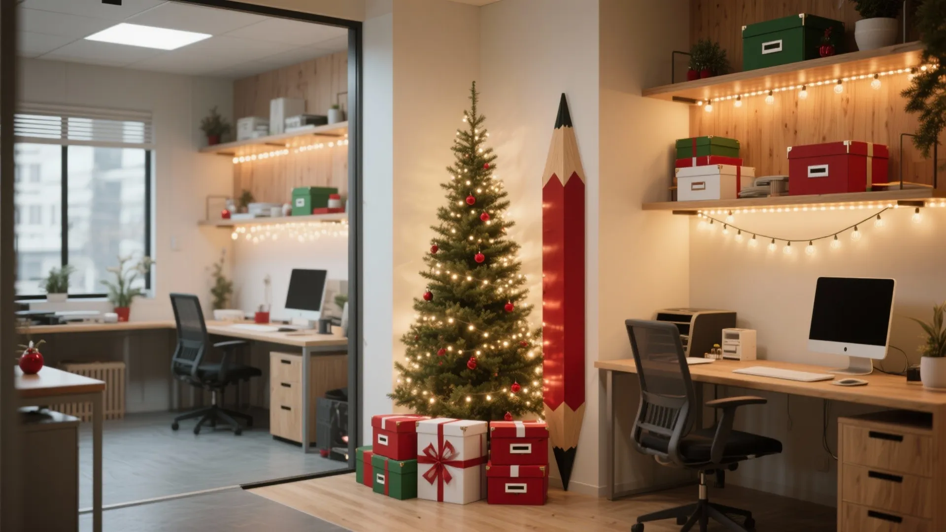 5 Christmas Decoration Ideas for Small Office: Space-saving, stylish and practical festive ideas for compact workspaces