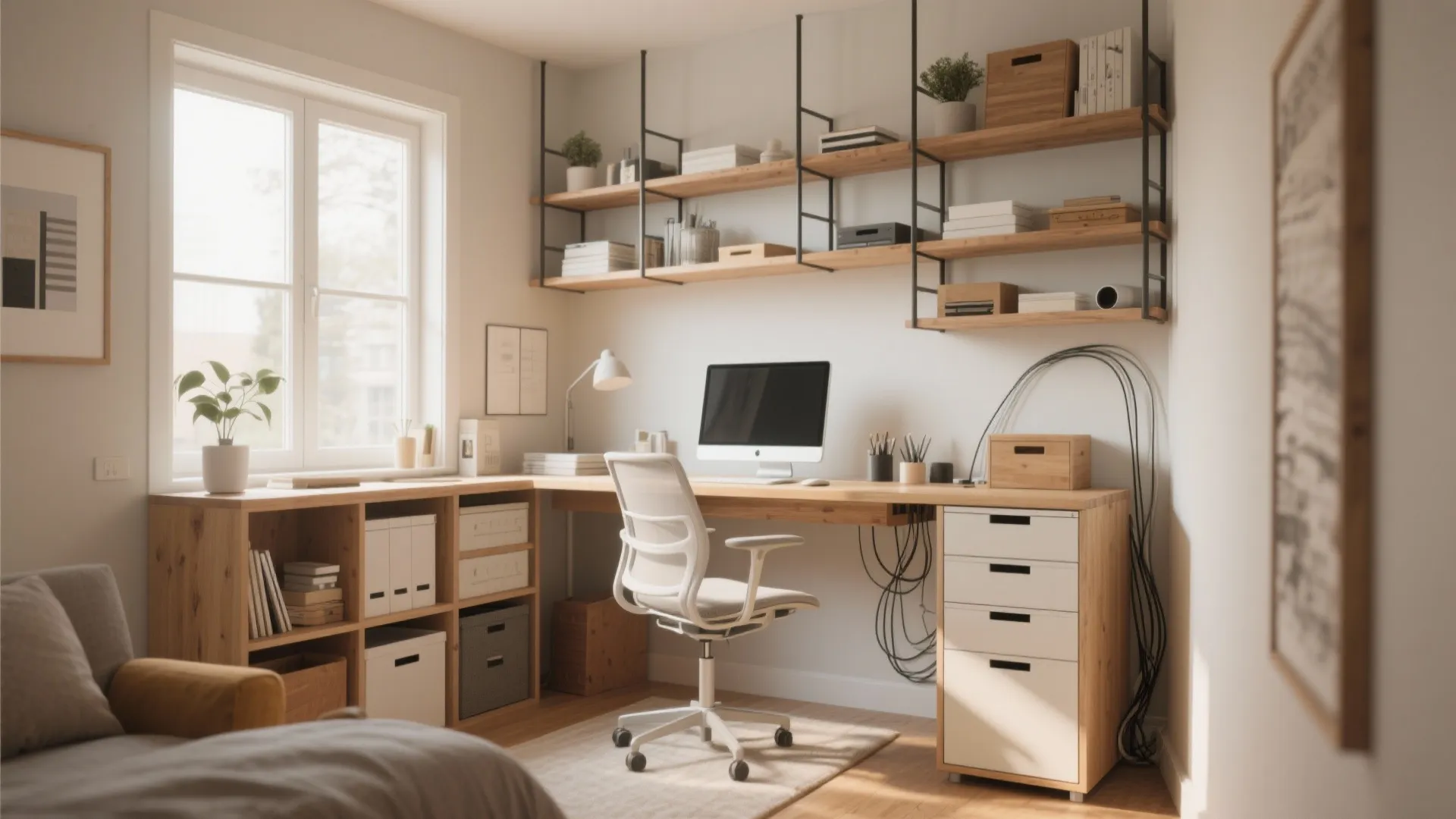 10 Office Organization Ideas: My 10 Creative Office Organization Ideas from Real Projects