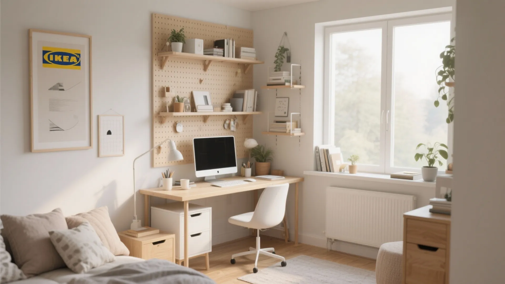 10 Small Office Ideas from IKEA that Actually Work: My personal tested and loved IKEA hacks for small offices that maximize creativity and space