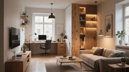 10 Inspiring Office and Living Room Design Ideas
