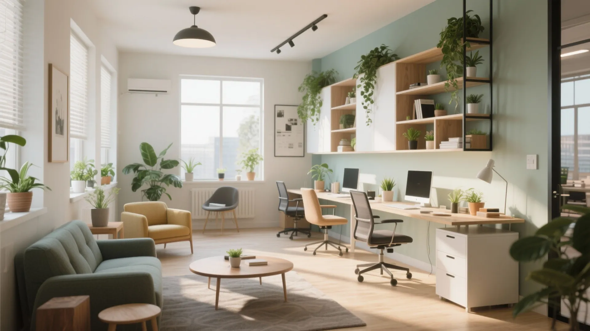 10 Creative Office Design Ideas for Small Spaces: Maximize every inch of your small office with these practical and stylish design tips.