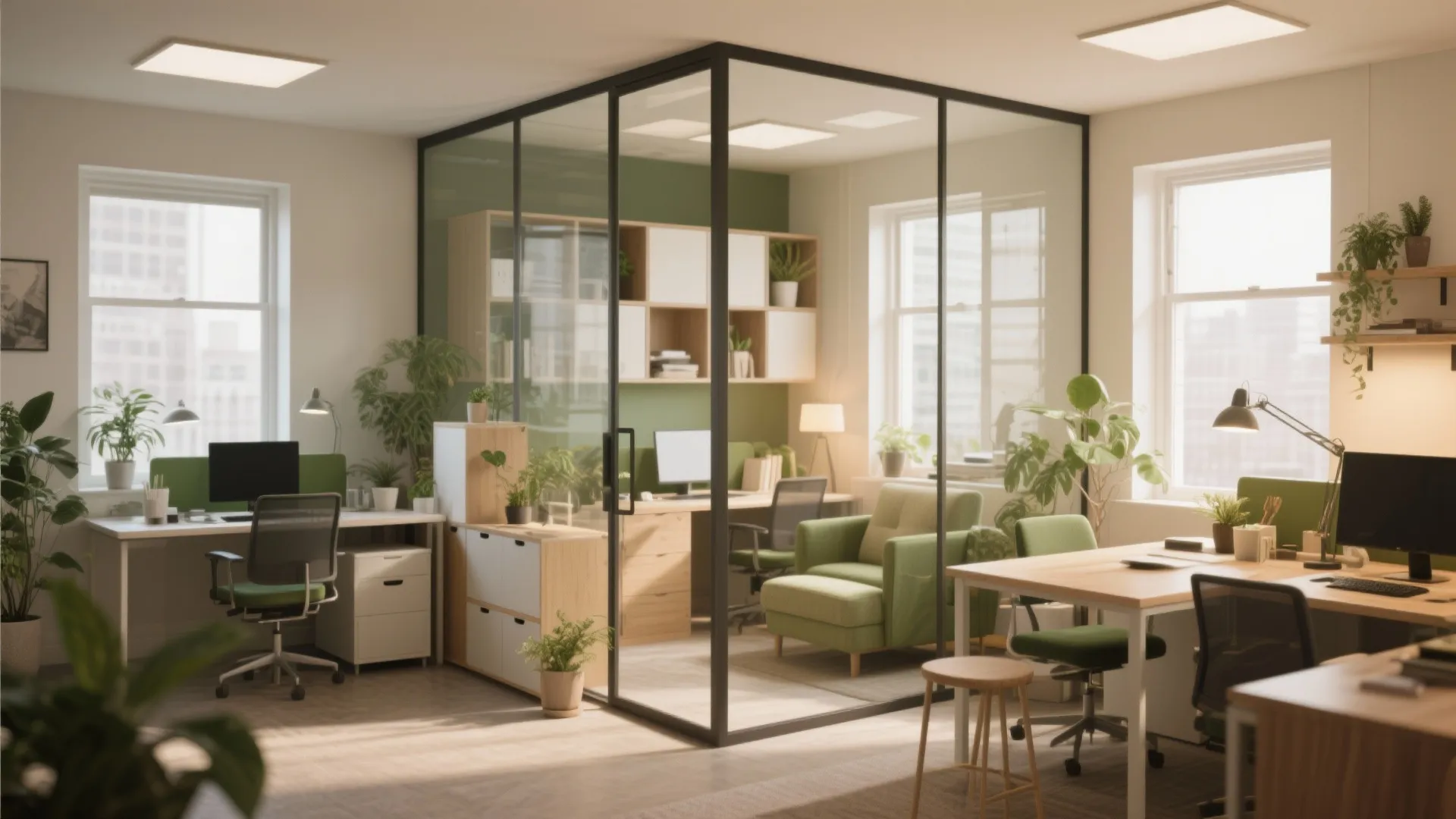 10 Interior Design Office Ideas: Creative small office design ideas from a senior interior designer