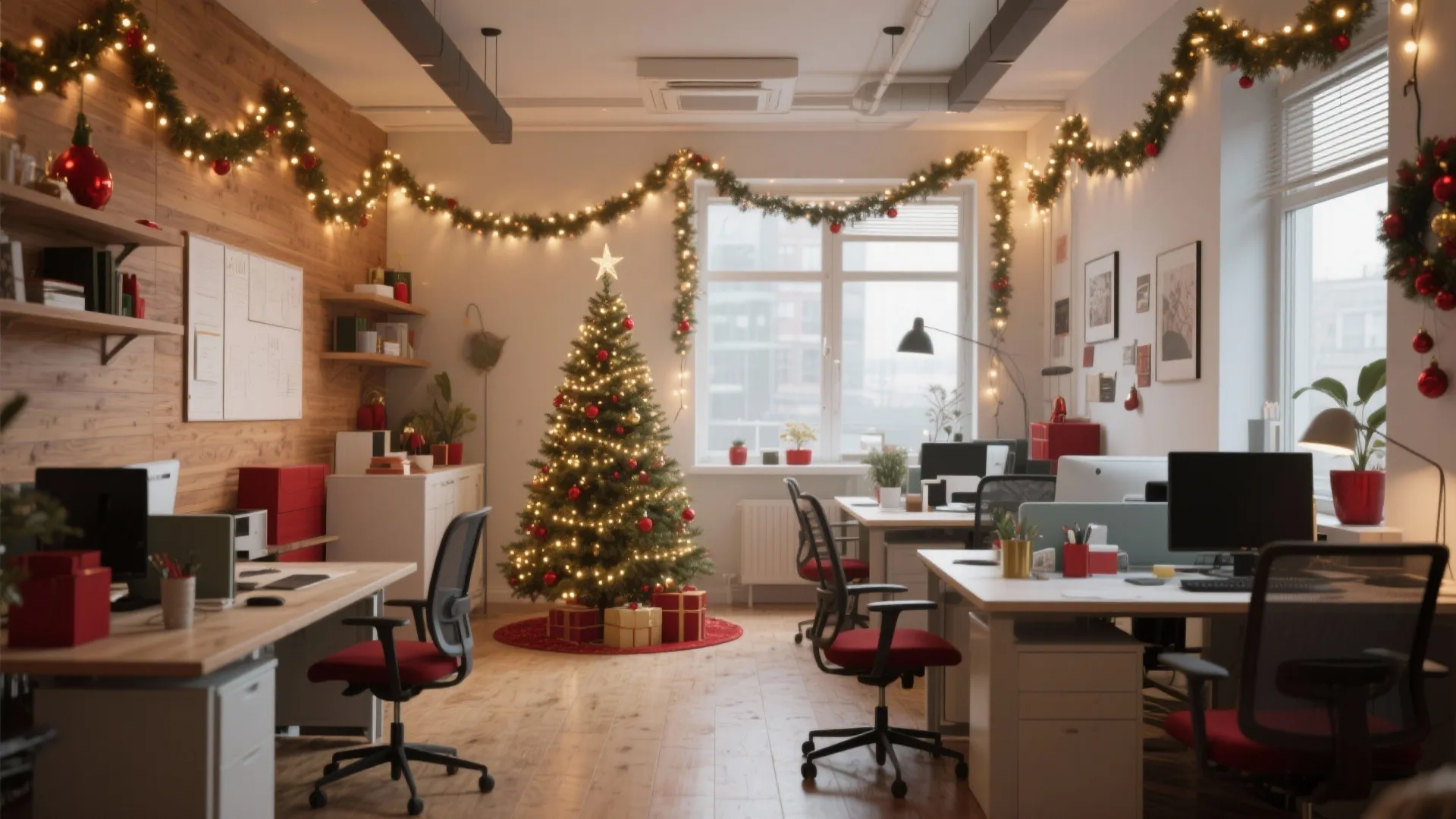 10 Creative Christmas Decoration Ideas for Your Office: Festive touches that make your workspace merry without going overboard