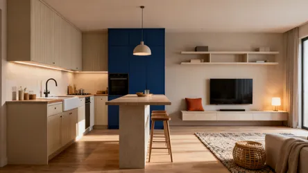 Small Open Kitchen-Living Ideas