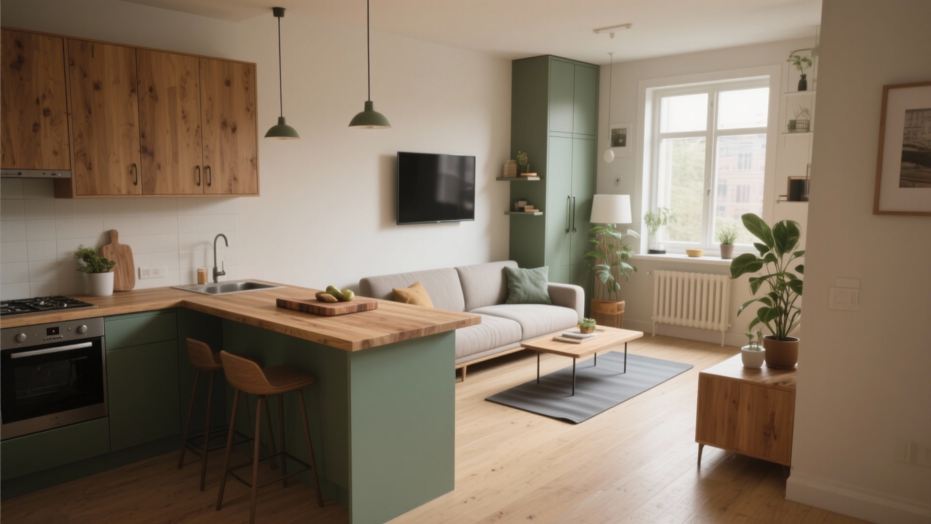 5 Open Floor Plan Ideas for Small Kitchen &amp; Living Room