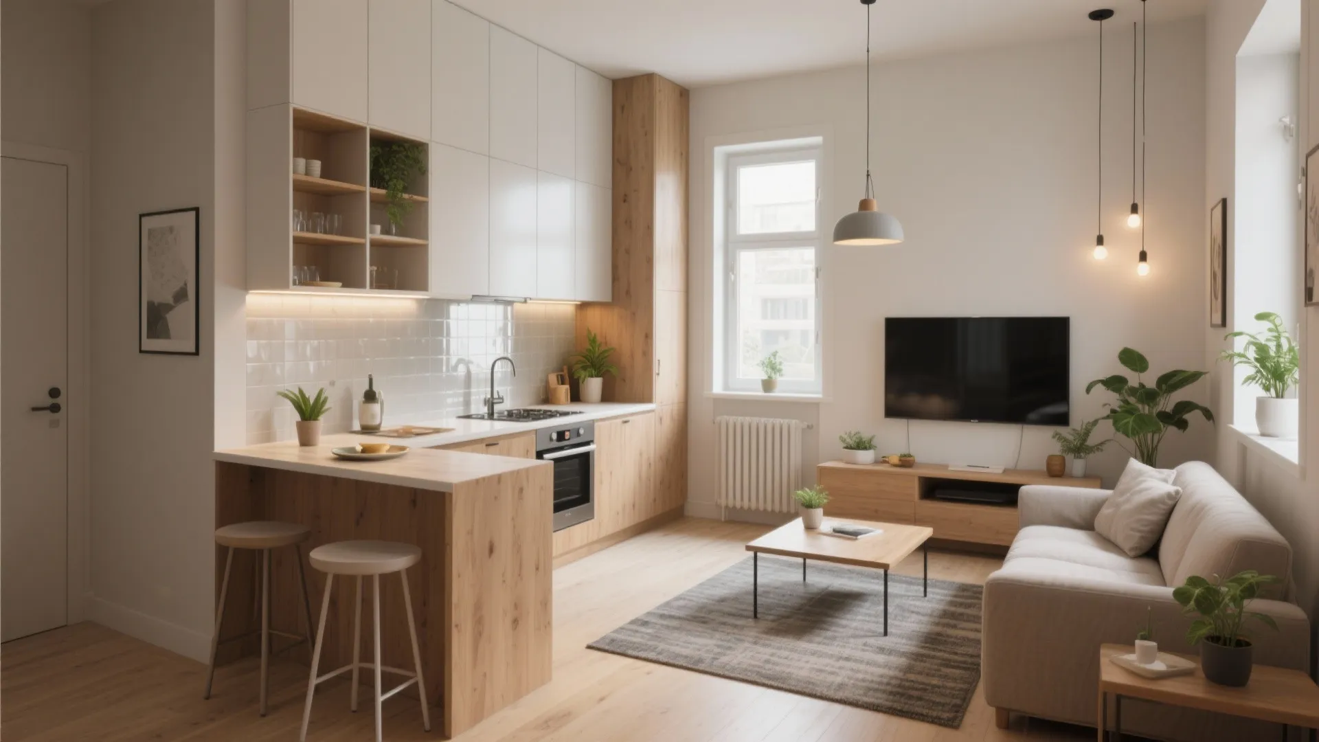 5 Small Living Room Ideas with Open Kitchen: Practical, stylish solutions I’ve used to make small living rooms and open kitchens feel spacious and liveable