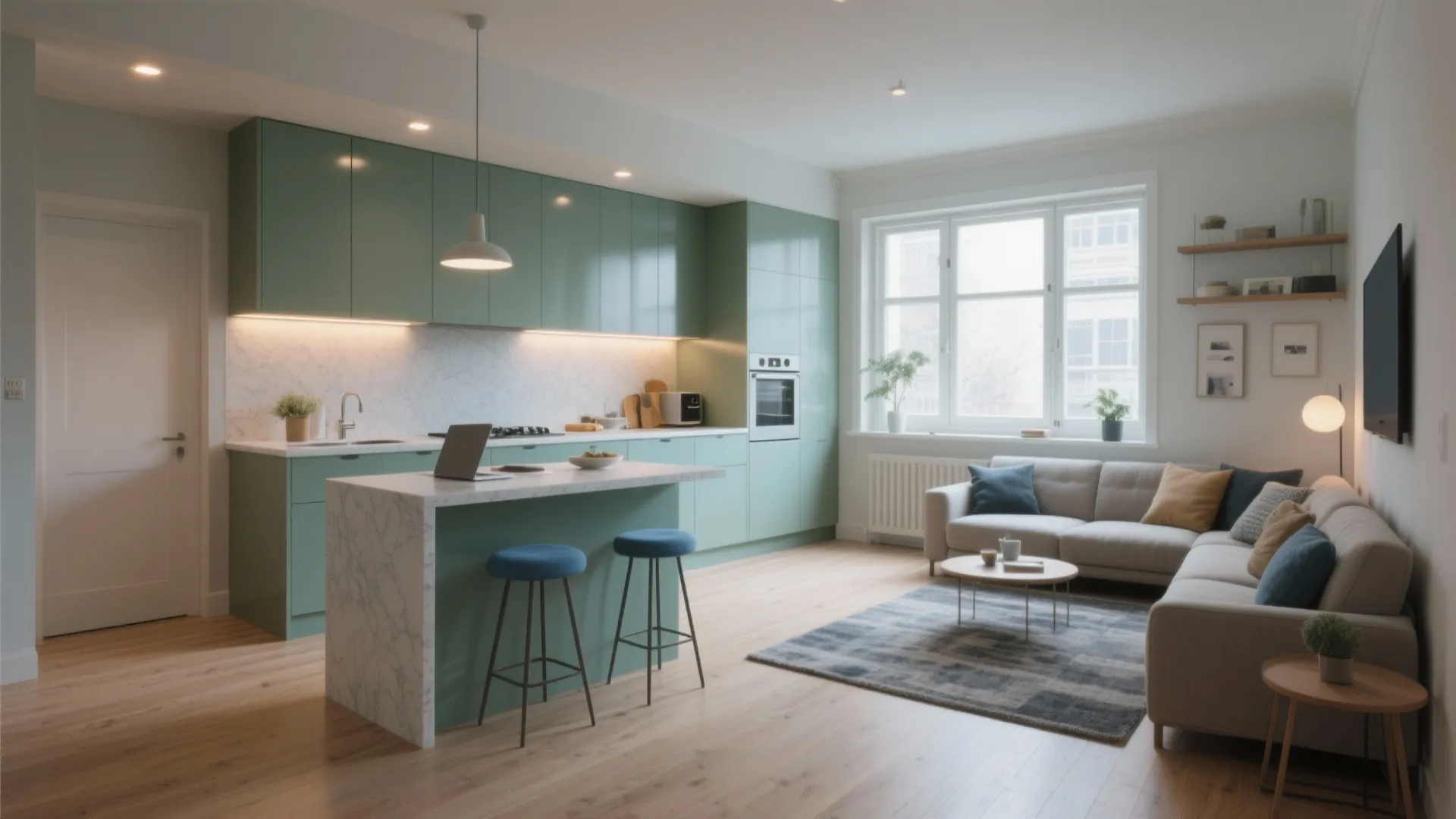 Modern Small Open Plan Kitchen Living Room Design Guide: Fast-Track Guide to Space-Savvy, Stylish Living