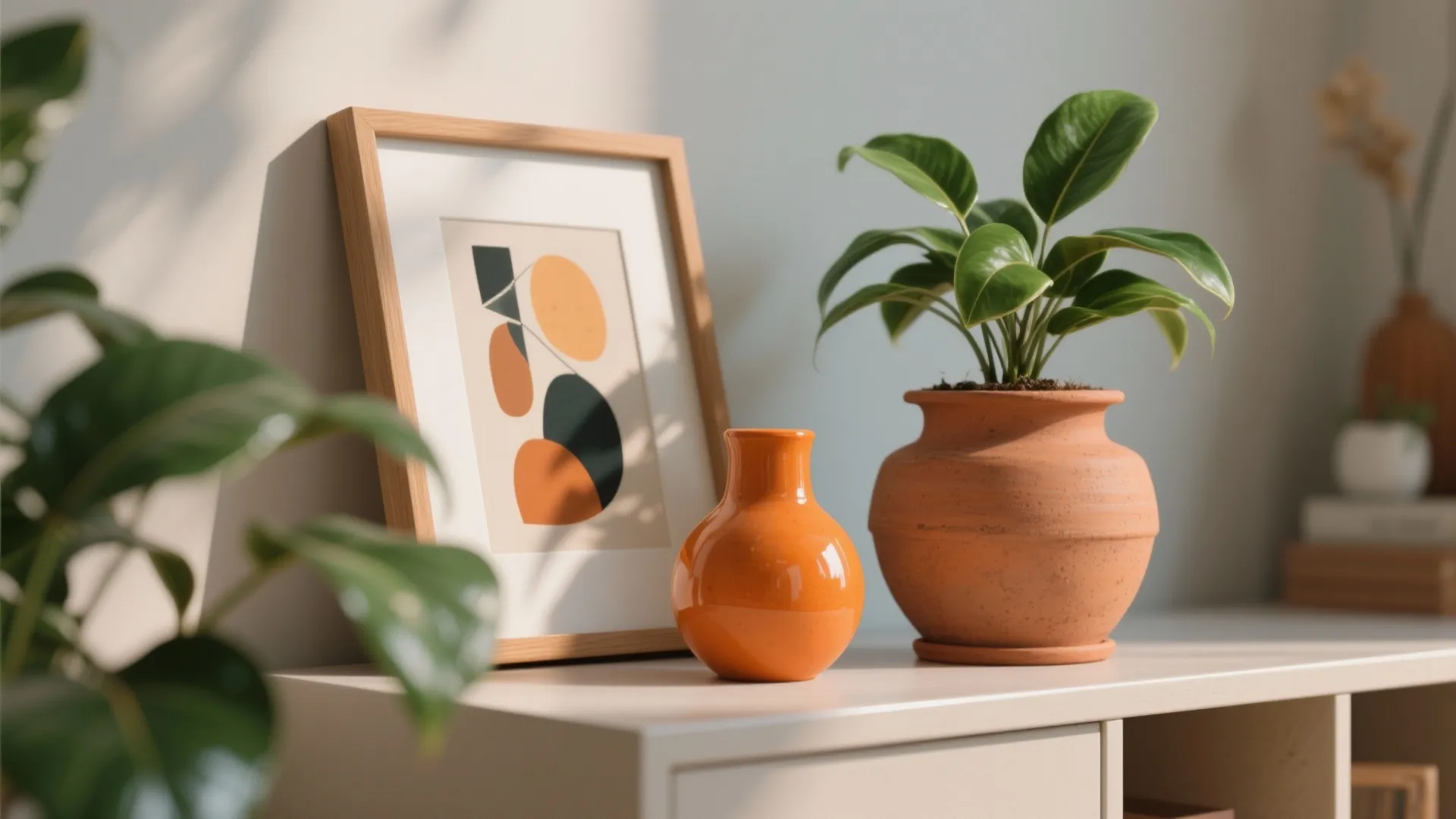 5. Small Pops: Art, Plants, and Accessories