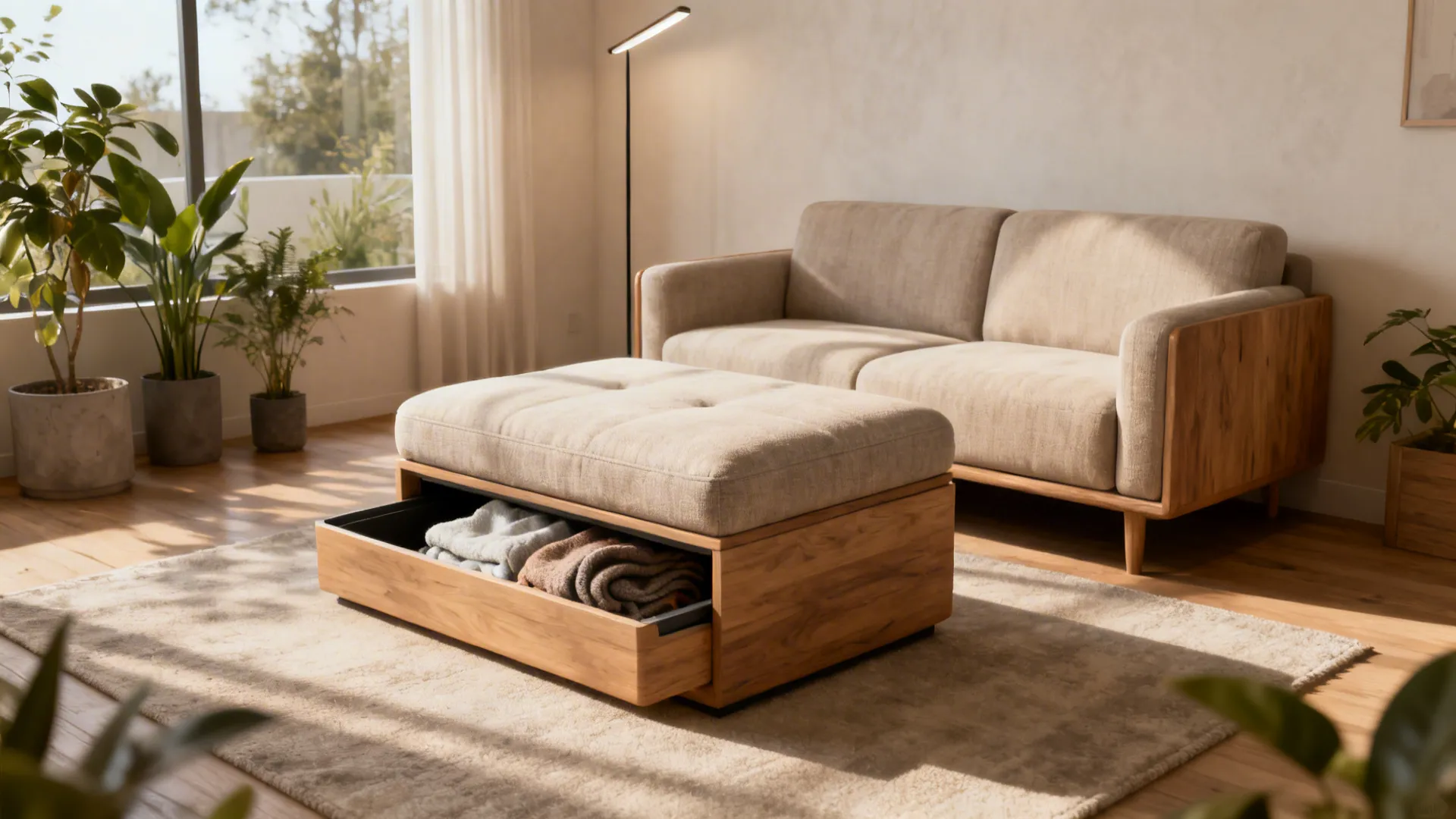 5 Ottoman Ideas for Small Living Rooms