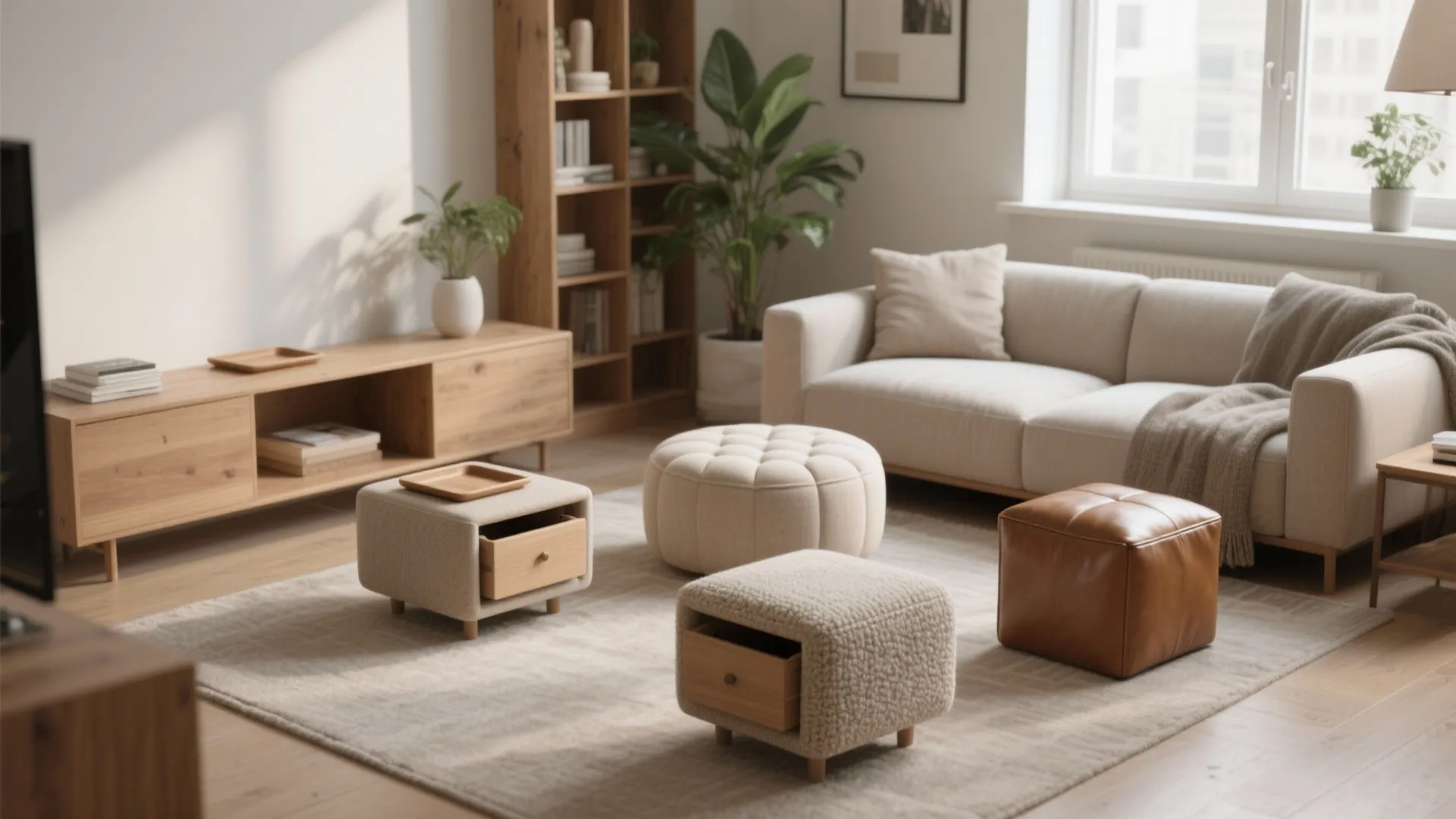 5 Small Ottomans for Living Room Ideas That Maximize Space: My designer-tested tips to style, store, and sit smarter with small ottomans