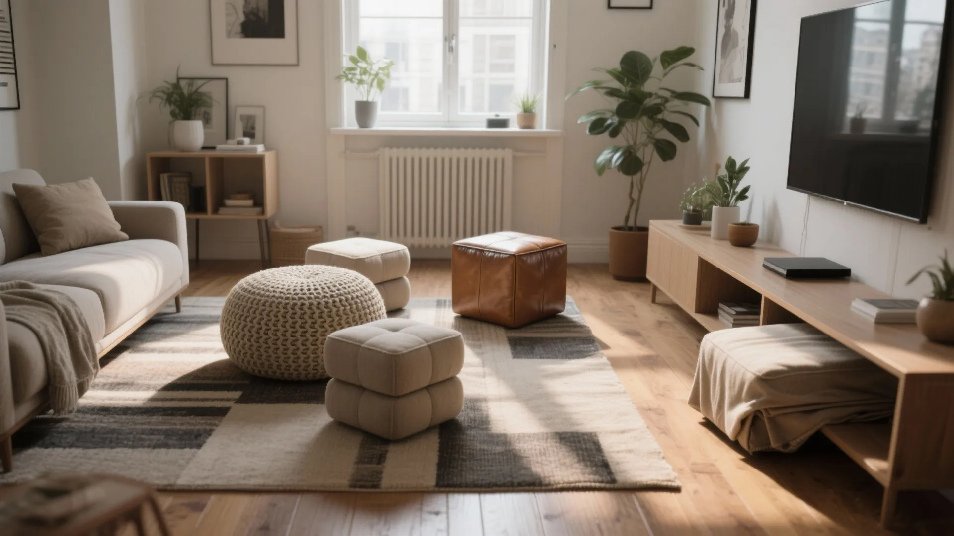 5 Small Ottoman Ideas for Living Rooms: Creative small ottomans that maximize style and storage in compact living rooms
