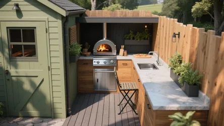 5 Outdoor Kitchen Ideas for Small Yards
