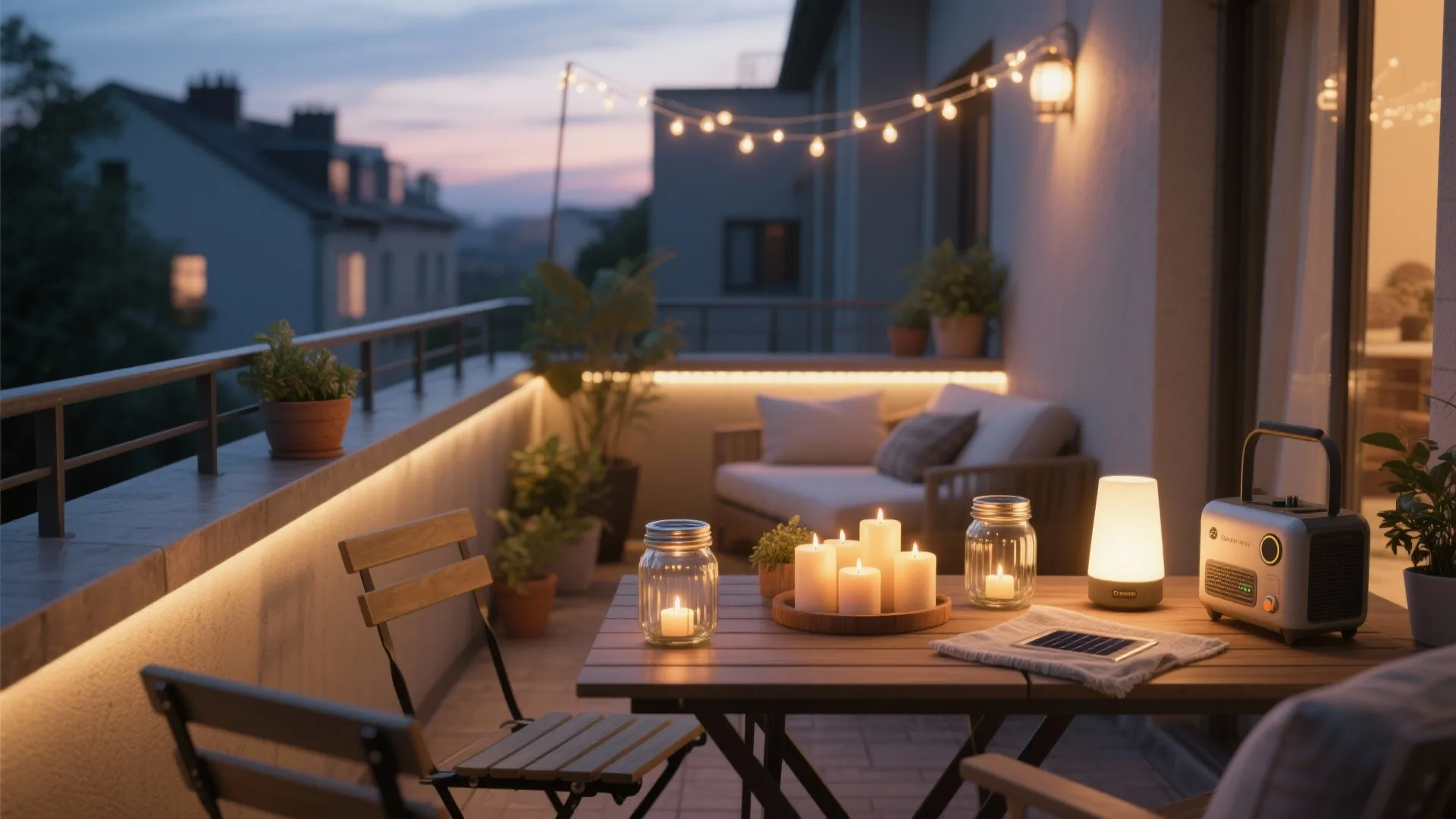5 Outdoor Table Lighting Ideas for Small Spaces