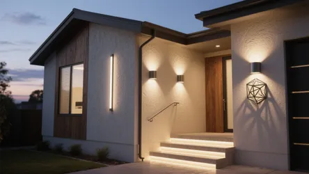 Modern Outdoor Wall Lights: 5 Small-Space Ideas