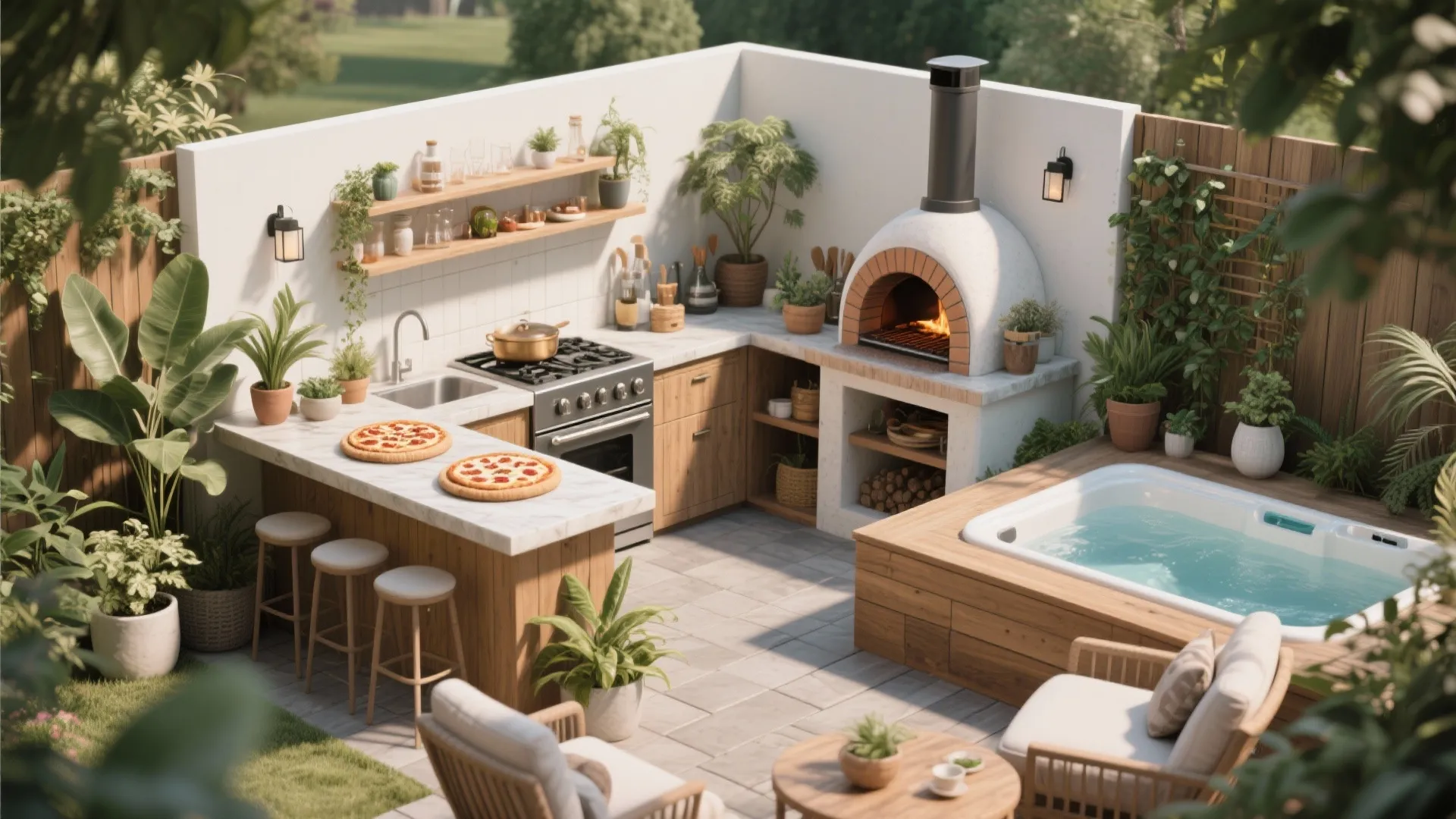 10 Small Patio Outdoor Kitchen Ideas: Creative Small Patio Outdoor Kitchen Ideas from My Design Stories