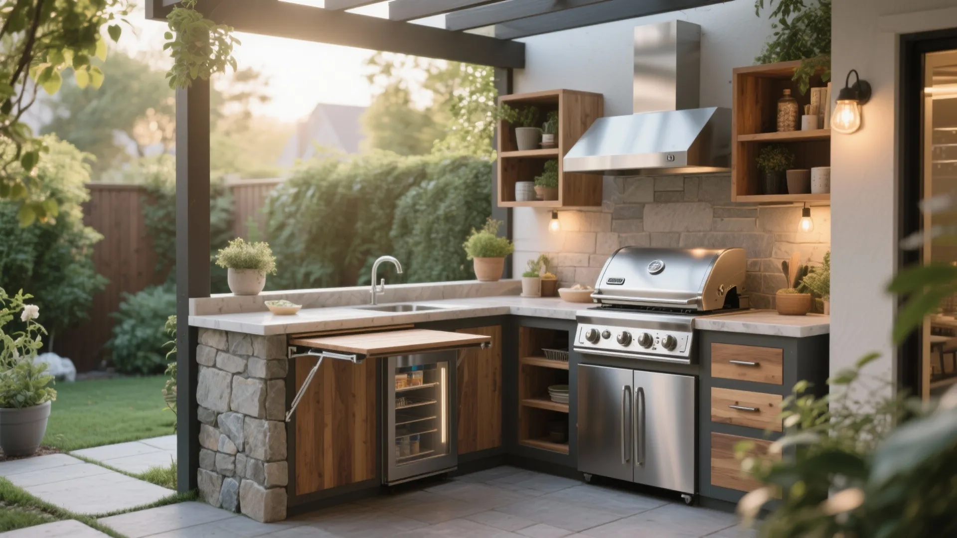 10 Outdoor Small Kitchen Ideas You’ll Love: Creative design tips from my years of transforming compact outdoor spaces into functional and beautiful kitchens.