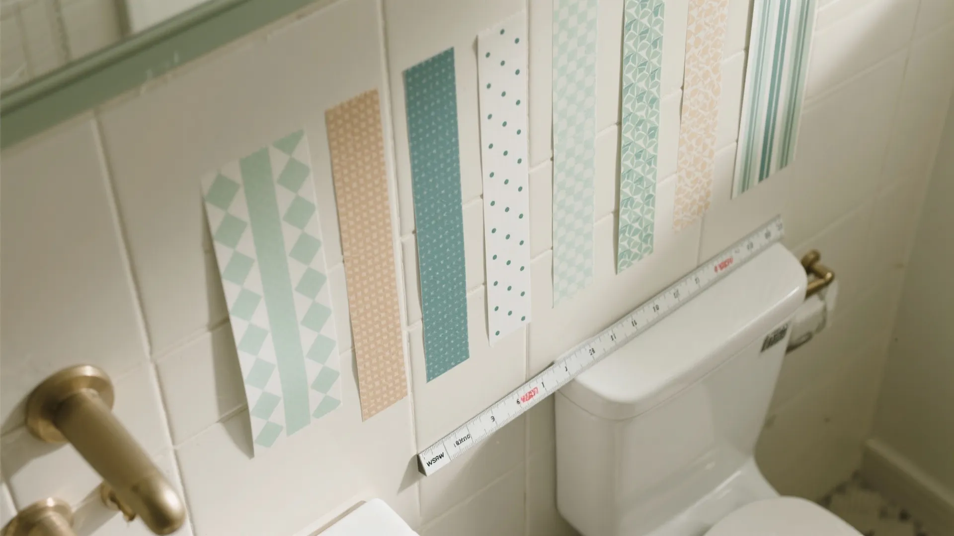 3. Small-scale patterns and vertical stripes to add height