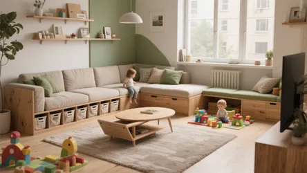 5 Small Living Room Playroom Combo Ideas