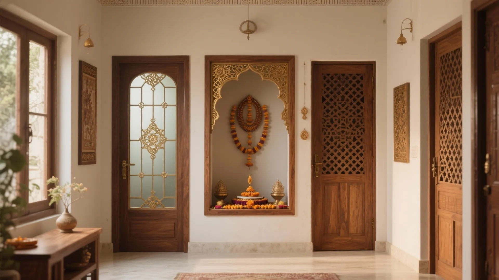 5 Small Pooja Room Door Designs: Creative ideas to elevate compact pooja room entrances