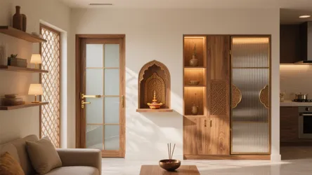 5 Pooja Door Design Ideas for Small Homes