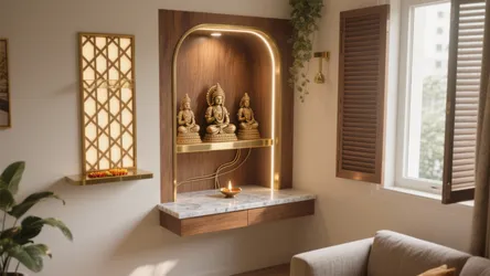 5 Small Pooja Unit Designs for Serene Tiny Spaces