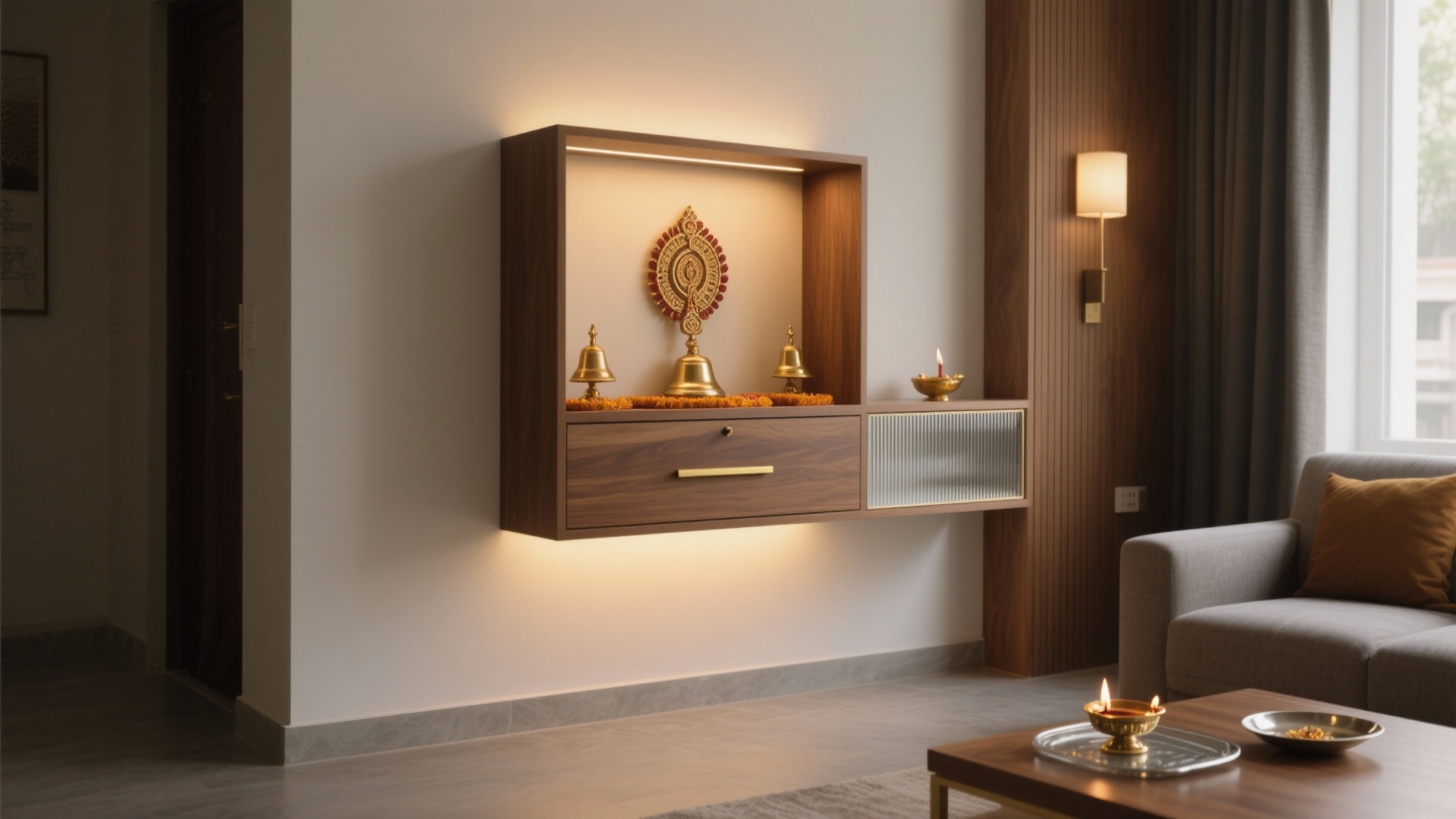 Small Pooja Room Feels Cramped? 5 Smart Mandir Design Fixes
