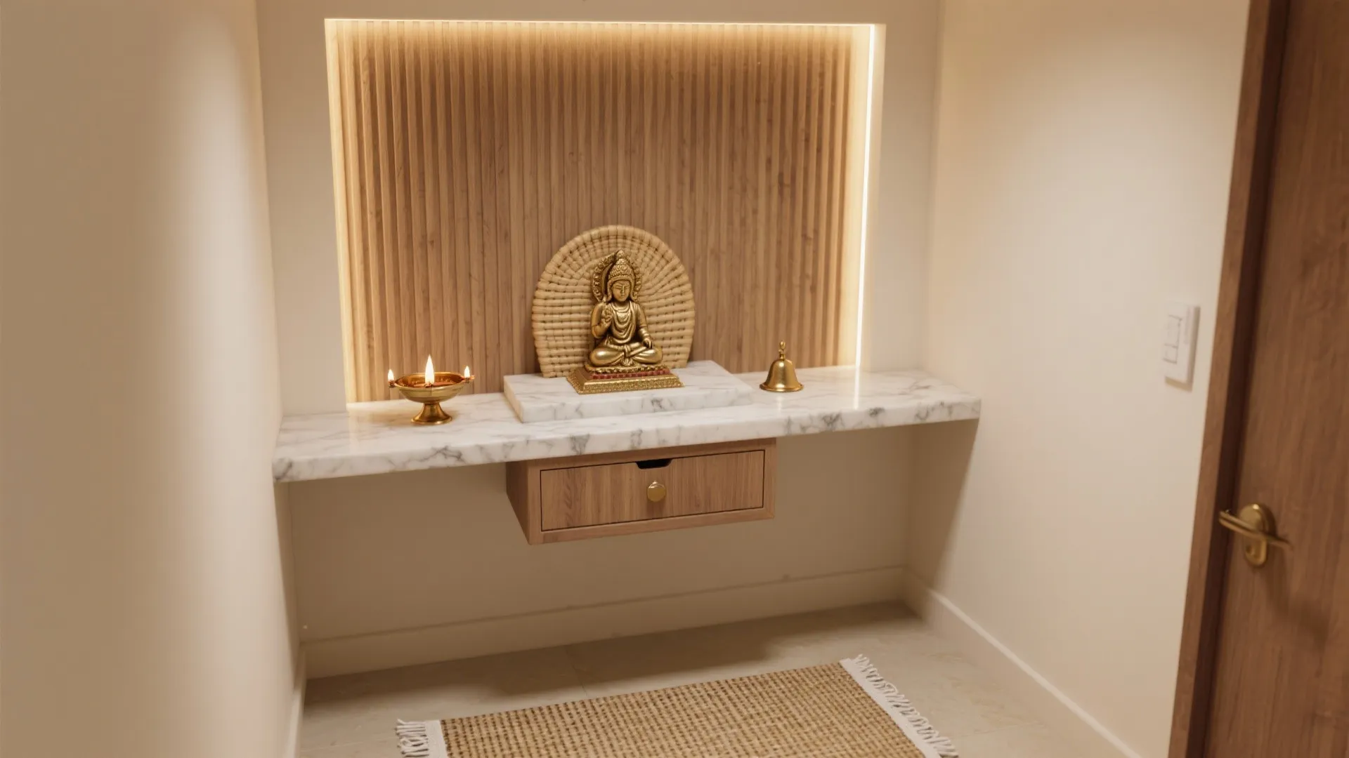 5 Pooja Room Decoration Ideas That Elevate Small Spaces: My tried-and-true design tips for a serene, functional pooja room—perfect for apartments and compact homes